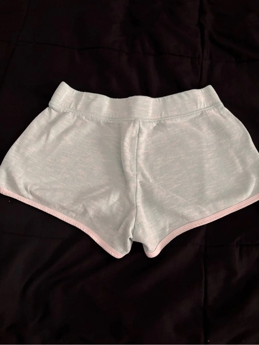 Justice Light Mint Shorts with White Trim